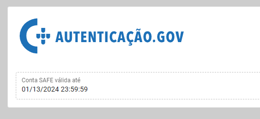 pagina inicial autenticação.GOV